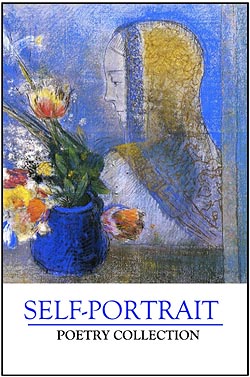 Book cover featuring a painting of a woman with flowers