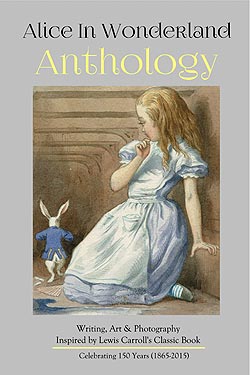 Found and Lost Book cover featuring a painting of Alice in Wonderland