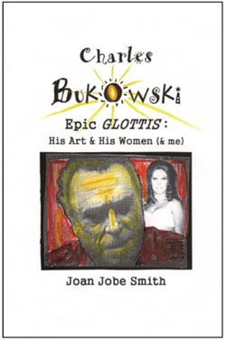 Book cover featuring a drawing of Charles Bukowski and Joan Jobe Smith