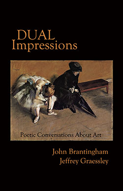 Book cover featuring the painting Waiting by Edgar Degas