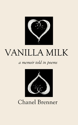 Book cover featuring a heart drawn in milk