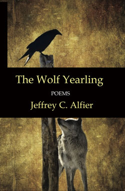 Book cover featuring a painting of a wolf and a crow